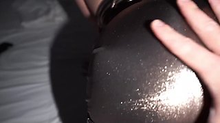After club quickie with hot teen skinny Latina in sparkle dress