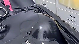 Two Alien Dommes Transforming Boy to Alien Rubber Sissy