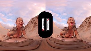 Taylor Sands(4K) POV VR hardcore outdoors - Taylor sands