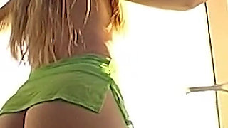 First Time Cum Swallow Bukkake for This Big Tits Babe John Thompson