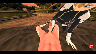 Kaiju N8 Hentai - Kikoru Shinomiya Handjobjob and Fucked at Cowgirl POV - Asian Japanese Manga Anime Hentai 3D Porn