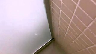Amateur young teen solo masturbation on her livingroom