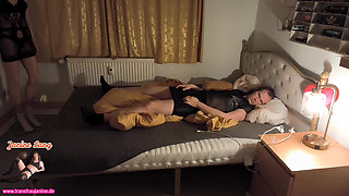 Orgasm in frivolous clothes