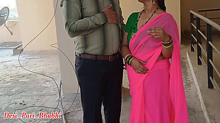 Desi Bhabhi Got Fucked on Tarrace by Landlord Very Hard