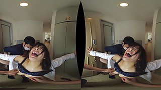 Gorgeous Japanese seductress incredible VR video