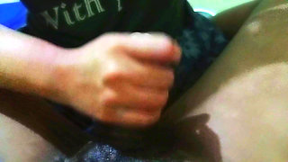 My Wife Massages Her Coworker's Cock During a Break