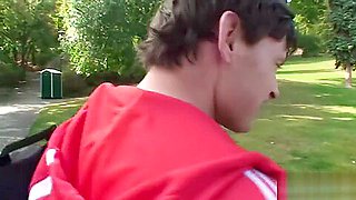 teen 18+ get agre with money to fuck with two men outdoor