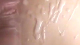 Compilation of 36 Big Cumshots on the Big Ass of 58 Year Old Stepmom, Full Milk