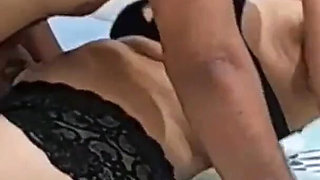 Stepmom Fucks Her Stepson Hard until She Makes Him Cum Twice in Her Pussy - Double Cumshot