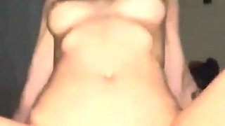 Lovely Amateur teen brunette masturbating outdoor