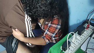 Shirt and Jeans Removal Sex with with Hand Tied up and Hot Fuck with Desi Step Sister
