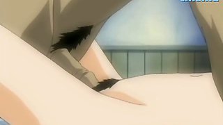 Sexy hentai babe gets her pussy deflorated