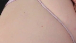 Innocent redhead babe Abbey Rain fucked while gaming
