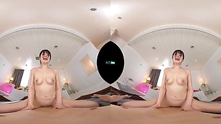 Asian nude babe amazing VR porn