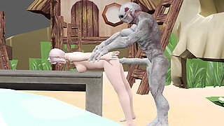Alien monster come from space on earth Hard Fuck With Big dick