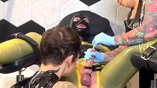 Sophie lovely brunette woman fingering and toying pussy