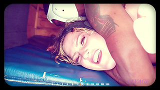 Wrestling with Passion - Ahanu Reed Loves Getting Creampied by Her BBC Coach!!