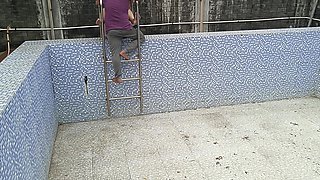 Indian Telugu Romantic Couple Enjoying Sucking Doggy Style Hard-core Fucking in Swimming Pool Telugu-fuckers