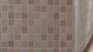 Soft Amber Deen-Ricky Stone-Victoria Summers. Stepdaddy nasty action in the bathroom