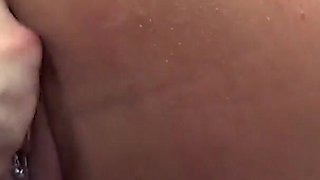 The sexy slut with big tits comes in for a hairstyle and goes out with her holes wide and wet