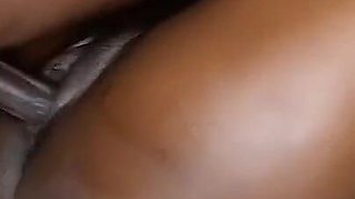 Ebony Stepdaughter Gets Fingered Leading to Missionary Pussy Creampie Fuck