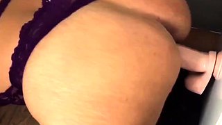 Filling My Holes and Cumming Hard on Dildo