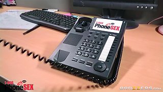 1 800 Phone Sex: Line 4 With Charles Dera, Amia Miley, Holly Hendrix, Isis Love - Brazzers
