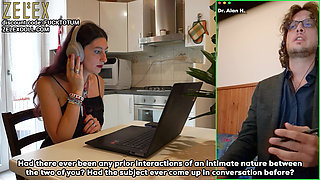 Hot Horny StepSister Needs Sex Therapy with Psychologist after Creampie Accident with her StepBrother - Eng subs - ZELEX