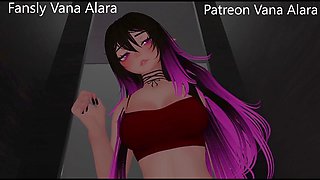 Gaming VRChat Joi with some rule 34 and female domination action