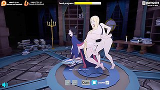 Rough anal, big tits blonde, anal creampie