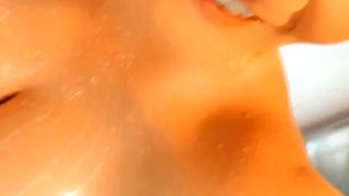 Big boobs milf masturbates with her dildo