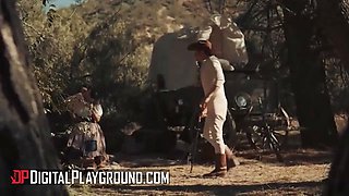 Digitalplayground - Vicki Chase gets slutty as she takes a cowgirl rail on cowboy Scott Nails