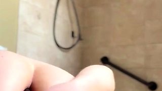 Sexy amateur blonde fingers and toys her wet pussy