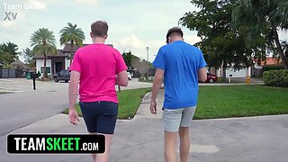 Stepsisters in Toilet Paper Trouble