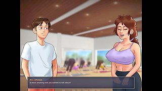 Glamour, yoga milf, full story