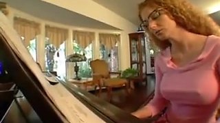 Mature piano teacher fucked