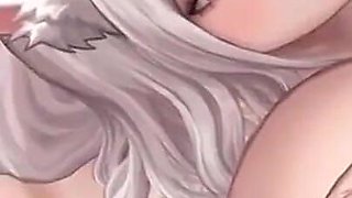 3D comic - Some sexy juicy girl with comic animation