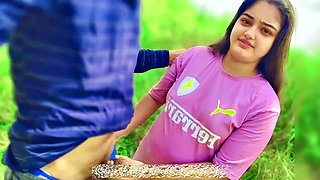 Innocent Desi Village Girl First Time Sex in Jungle, Village Girl Tight Pussy Fucking First Time XXX Video