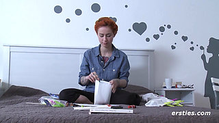 Ersties - Creative self-seduction with art student Frieda