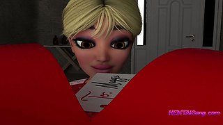 Little Blonde Stepdaughter First Time Monster Cock