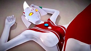 Ultrawoman Bearhug 3D Gameplay Animation