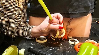 CBT. Extreme Dick and Urethral Torment in the Kitchen! Cooking Cock 2. Episode 2/3. Full.