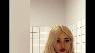 3D animated hentai adventure with Misskitty2k in a washing machine fantasy