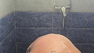 Jade Shaving Her Hairy Pussy and Legs in the Shower