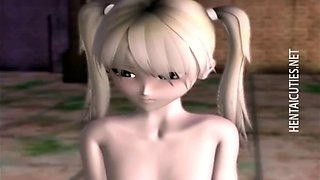 3D hentai cutie with pigtails gets fucked