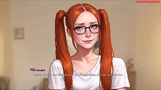 Mila 01 - Cheating Wife First Time Tries Anal Penetration with Monster Big Dildo