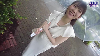 Steamy T Back Stroll with a First Time Outdoor Peach That Drives Nonstop Release Part.1