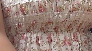 Shy Japanese Teen Gets Her Bush Pleased by a Guy at Porn Interview
