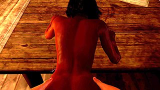 Pharah Deepthroats Your Cock for a Facial and She Takes Hard Backshots