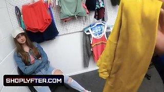 Hot Teen Penelope Kay With Big Natural Tits Gets Anal Punishment After Shoplifting